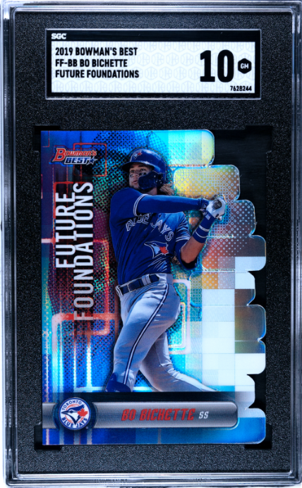 2019 Bowman's Best Bo Bichette Future Foundations #FF-BB SGC 10