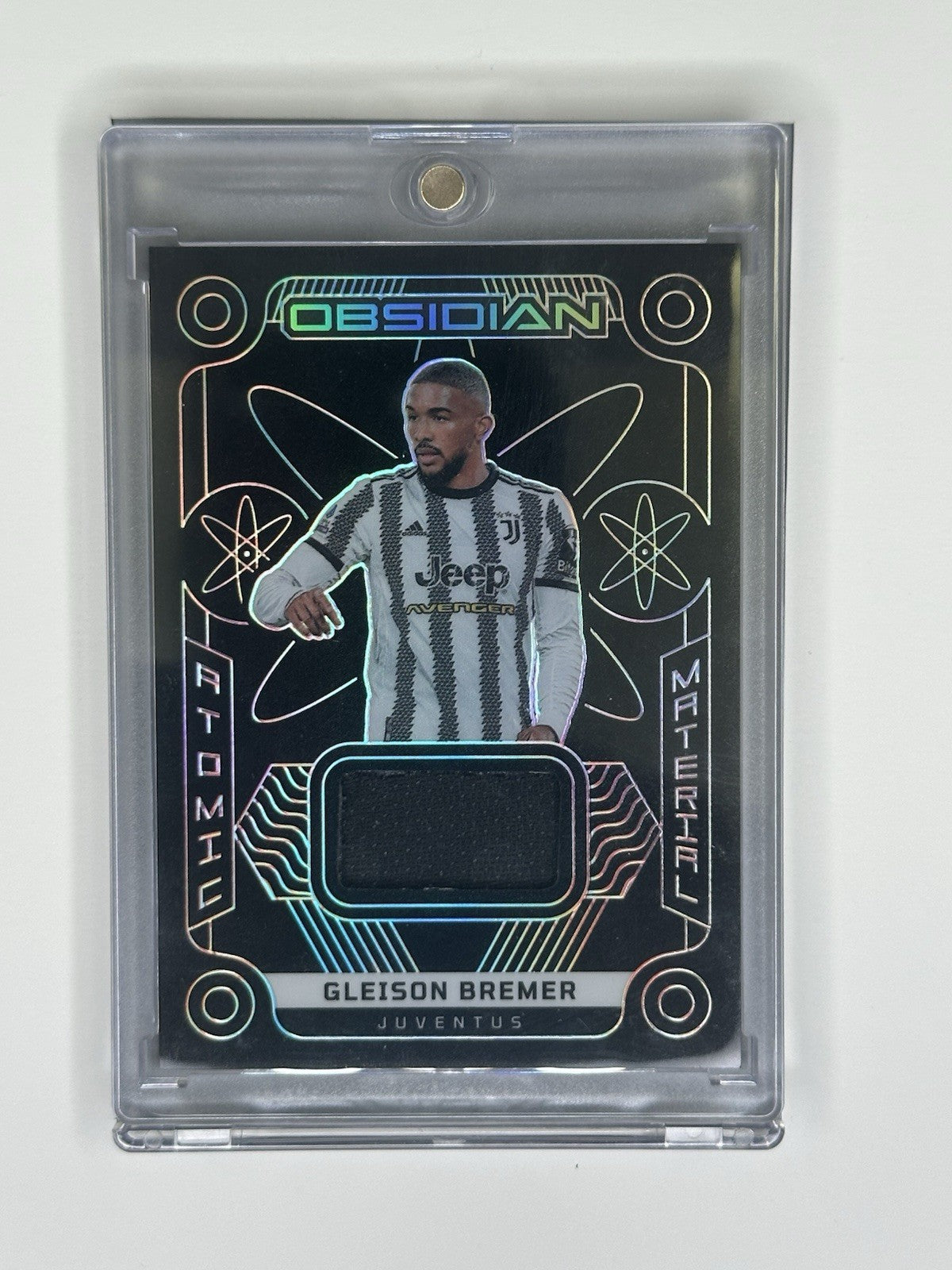 2022-23 Panini Obsidian Gleison Bremer Atomic Material Relic 036/199
