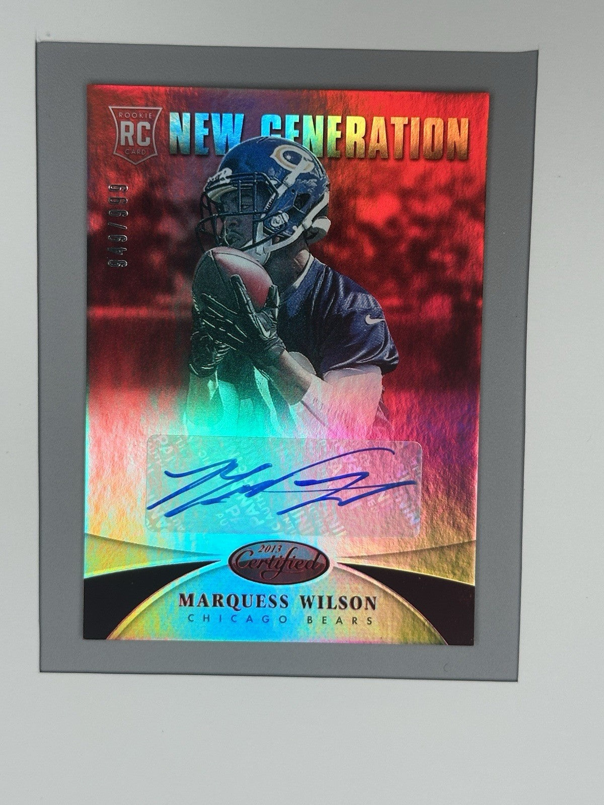 2013 Panini Certified - New Generation Marquess Wilson #264 Auto 949/999