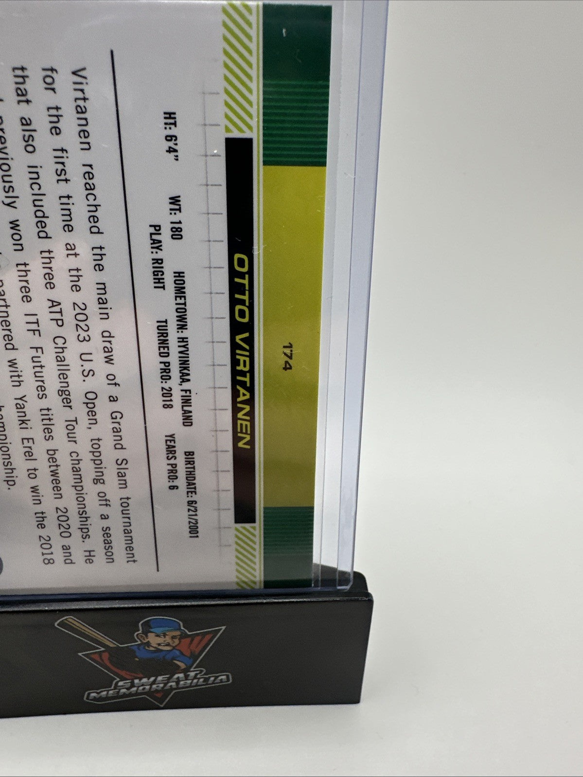 2024 Topps Chrome Tennis Black Refractor /499 OTTO VIRTANEN