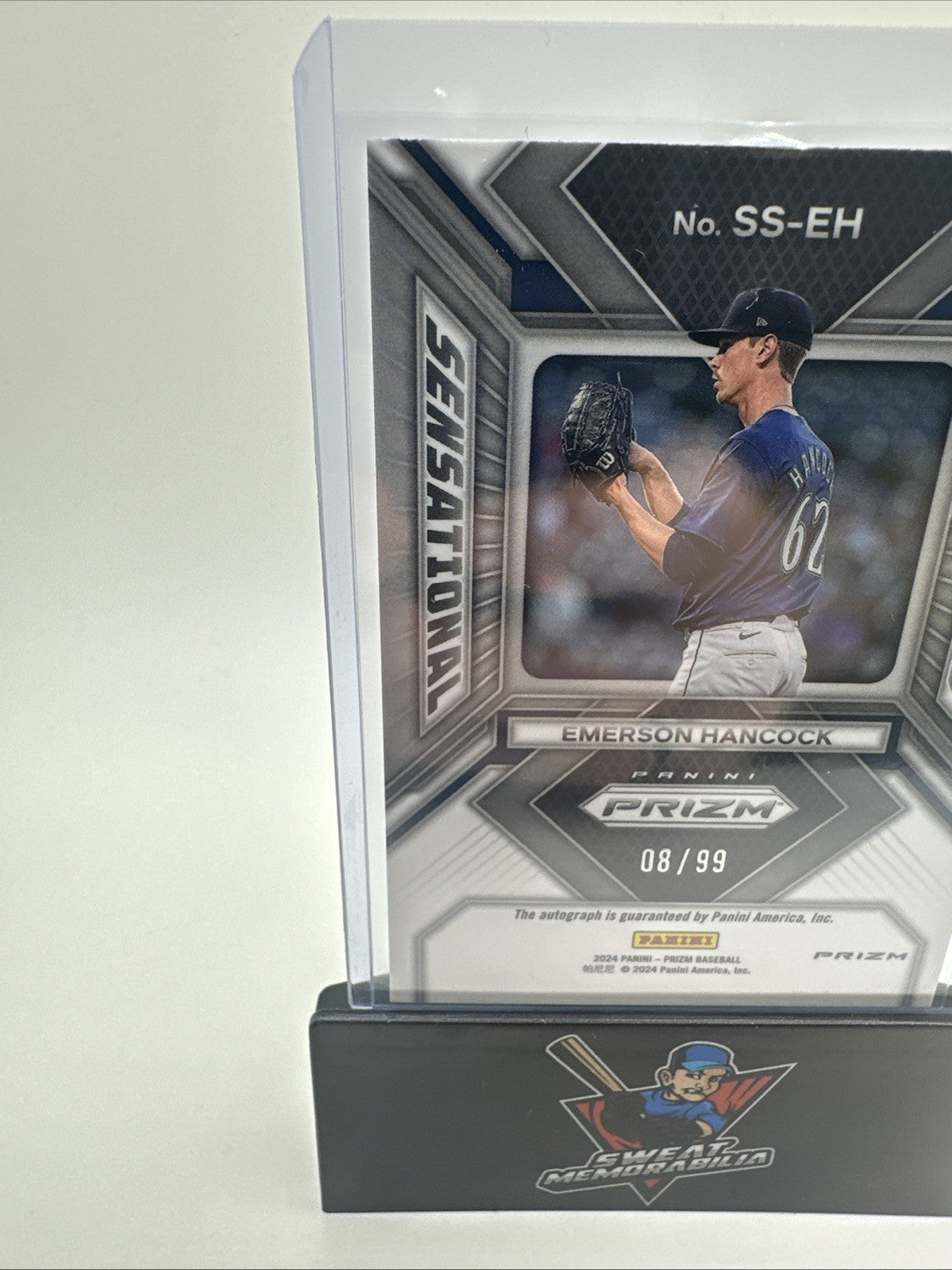 2024 Panini Prizm- Emerson Hancock(RC)-Sensational Signatures- Auto- Mariners