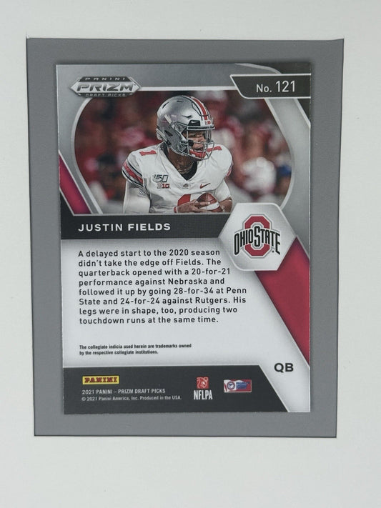 2021 Panini Prizm Justin Fields RC #121
