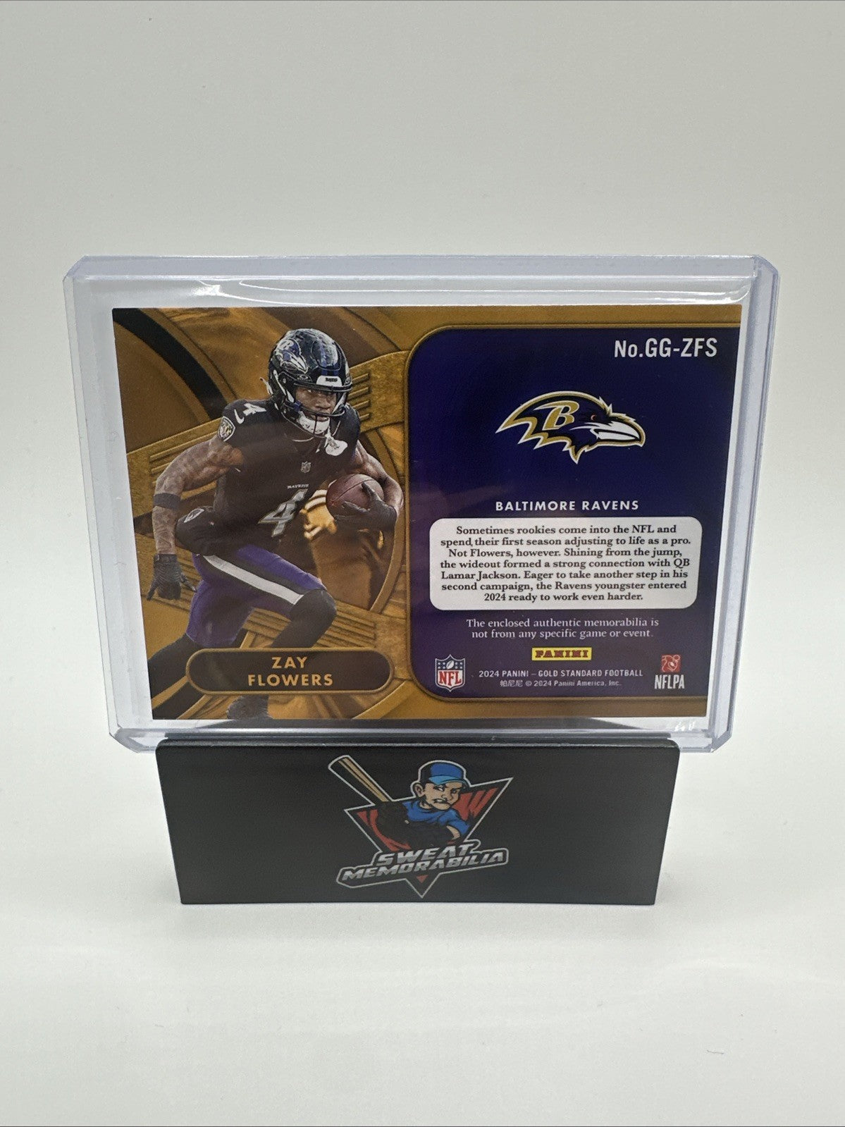 ZAY FLOWERS 2024 GOLD STANDARD ROSE GOLD GEAR PATCH /299