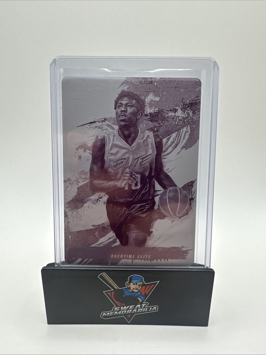 2021-22 Topps Inception OTE Overtime Printing Plate