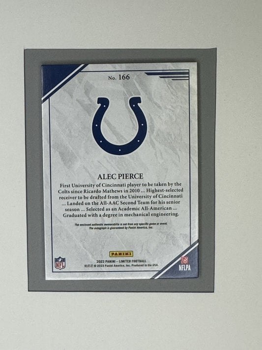 2022 Panini Alec Pierce Jumbo Rookie Patch Autograph (RPA) 20/29