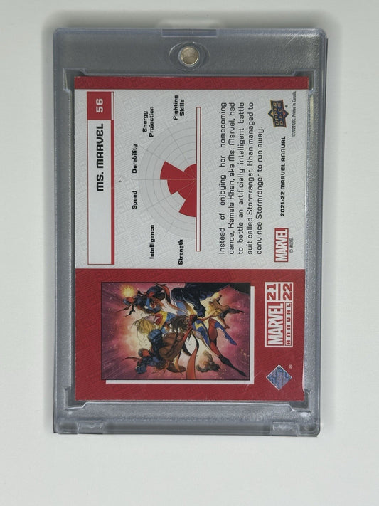 2021-2022 Upper Deck Marvel Annual Ms. Marvel #56 Scatter Prizm