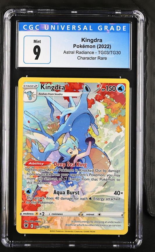 Pokemon 2022 Astral Radiance Kingdra #TG03/TG30 CGC 9