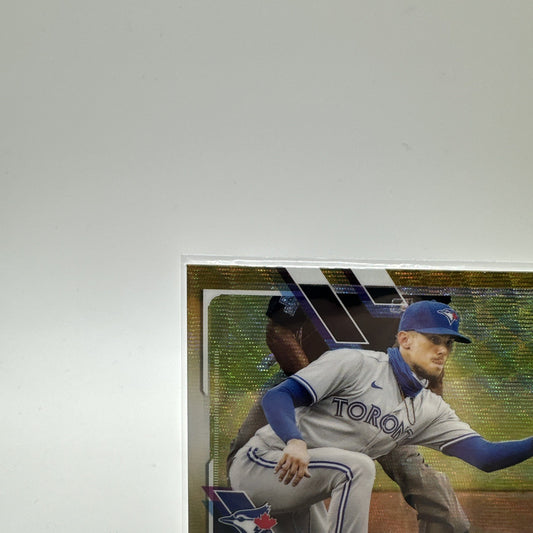 2021 Topps Chrome Gold Wave Refractor 35/50 Cavan Biggio #128) Blue Jays