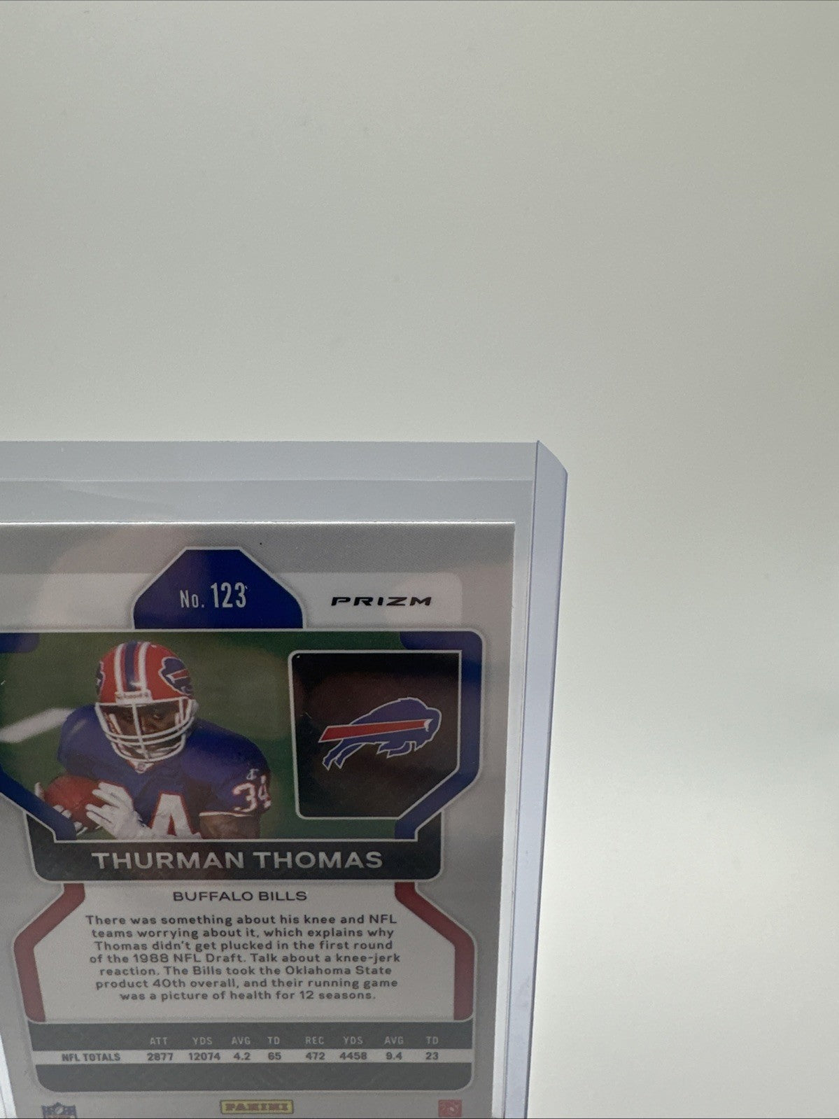 2021 Panini Prizm - Thurman Thomas #123 Checker Prizm