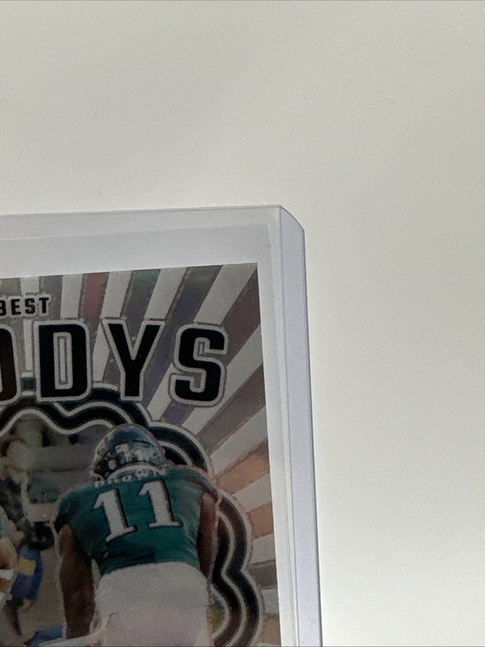2023 Panini Donruss Optic Jalen Hurts AJ Brown Best Tuddys Silver Prizm