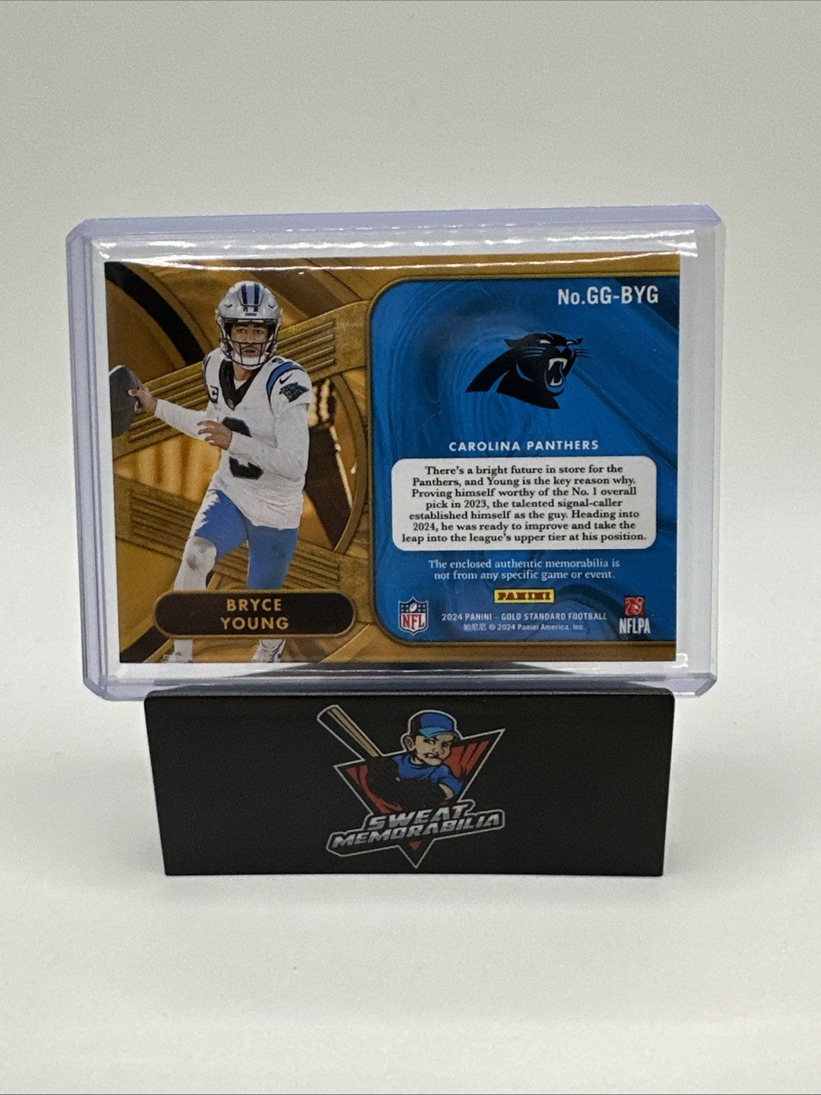 2024 Gold Standard Bryce Young Gold Gear 3 Color Patch 11/24 Panthers