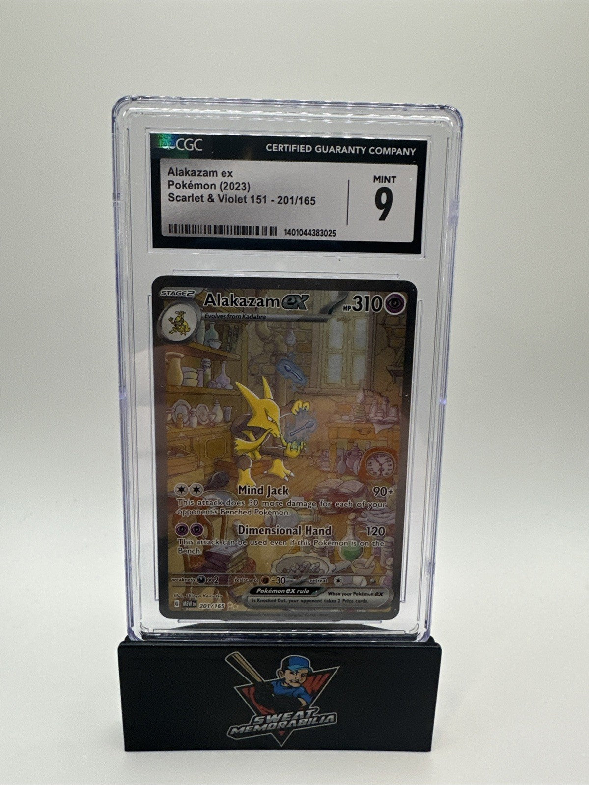 2023 Pokemon TCG Scarlet Violet 151 Alakazam EX 201/165 CGC 9