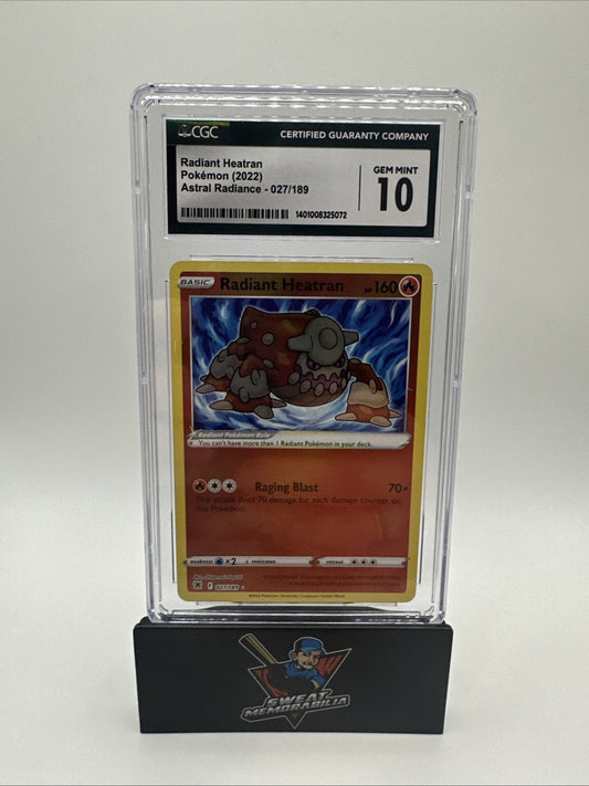 2022 Pokemon Astral Radiance - #027/189 Radiant Heatran CGC 10 Gem Mint