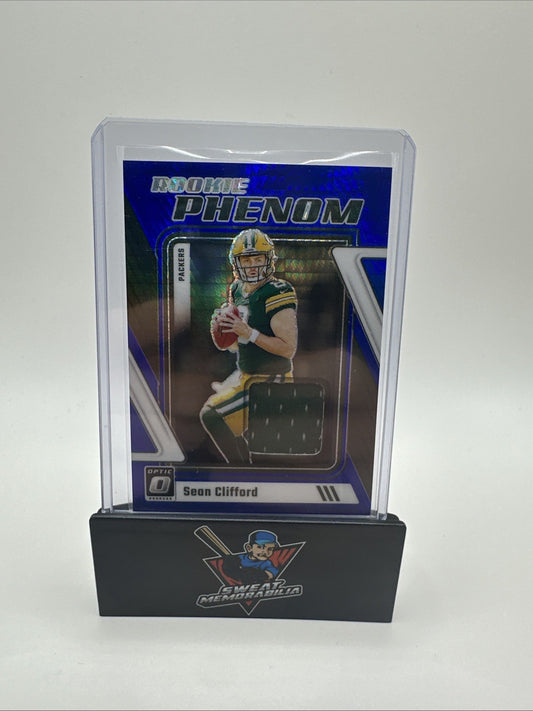 2023 Panini Donruss Optic SEAN CLIFFORD RC Rookie Phenom Patch #RP-SC Packers