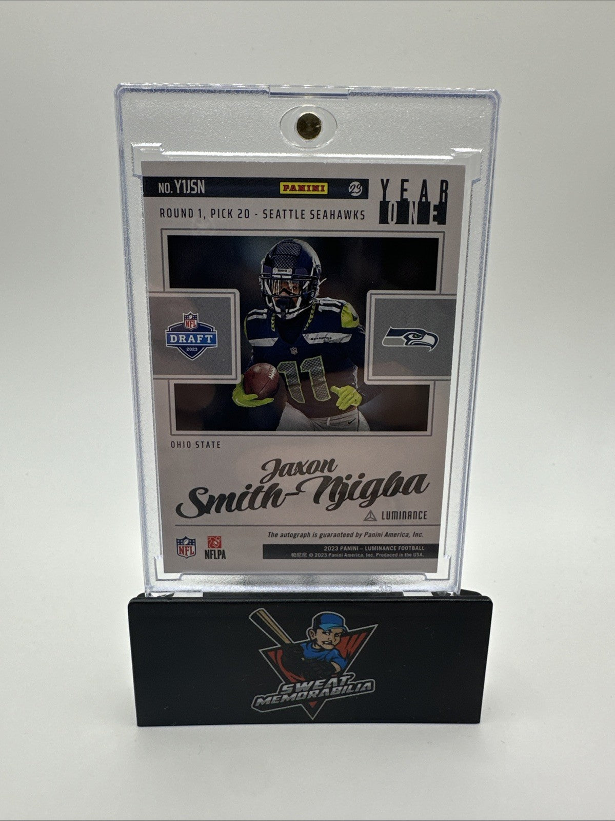 2023 Luminance RC Football Jaxon Smith-Njigba Auto Rookie Y1-JSN RC Seahawks