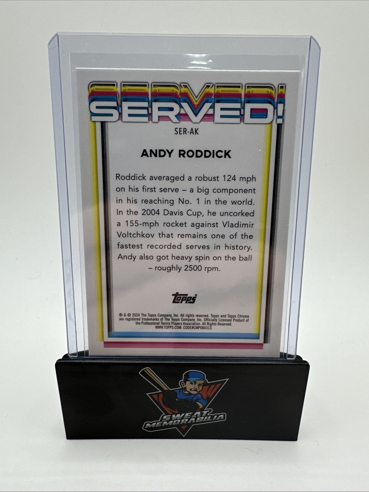 2024 Topps Chrome Andy Roddick SERVED! #SER-AK