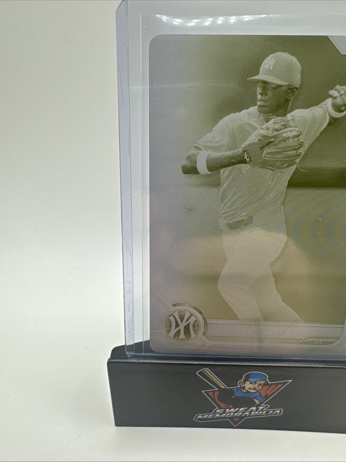 2022 Bowman Baseball ALEXANDER VARGAS Yellow Printing Plate 1/1 YANKEES