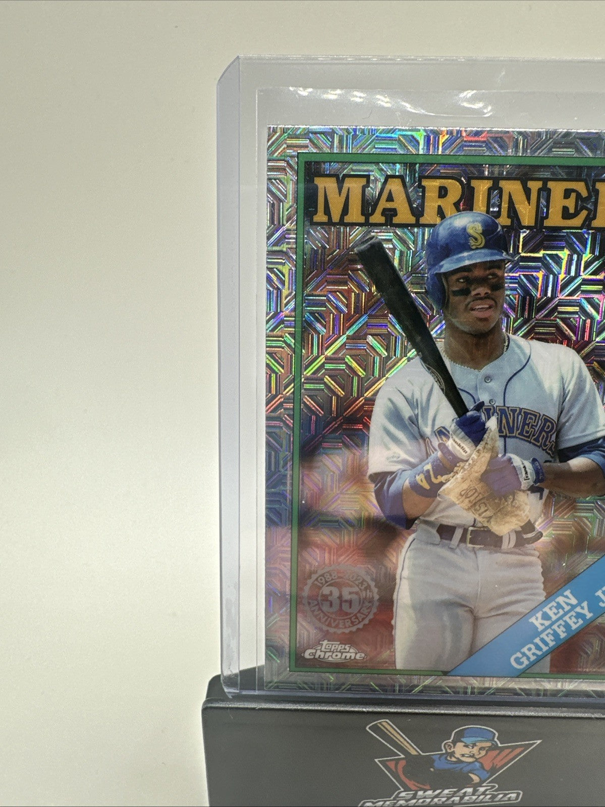 Ken Griffey Jr 2023 TOPPS SERIES ONE SILVER 1988 CHROME MOJO REFRACTOR