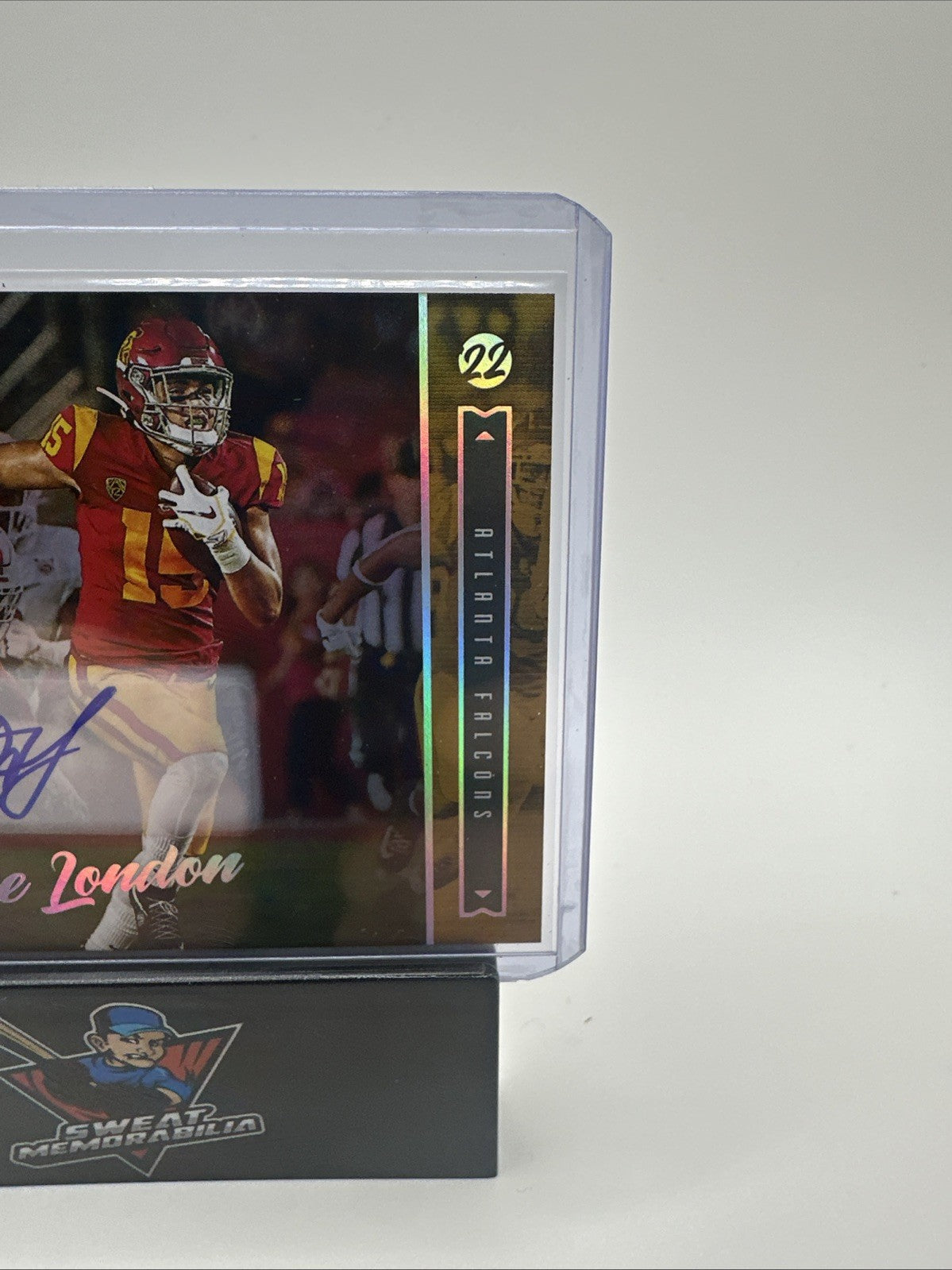 2022 Drake London Panini Luminance Rookie Auto 25/100