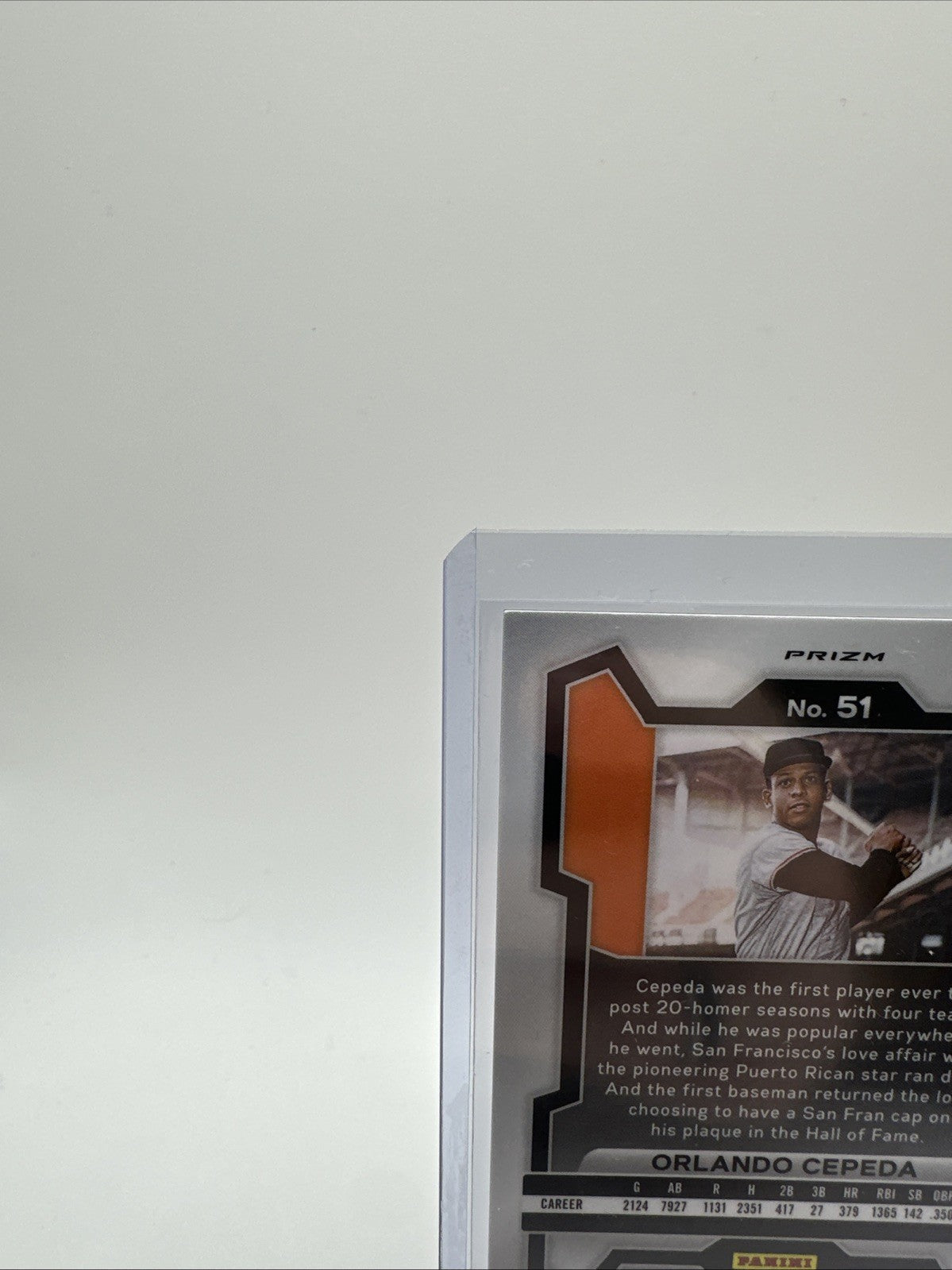 Orlando Cepeda 2024 Panini Prizm Baseball Red Ruby Wave Prizm #51