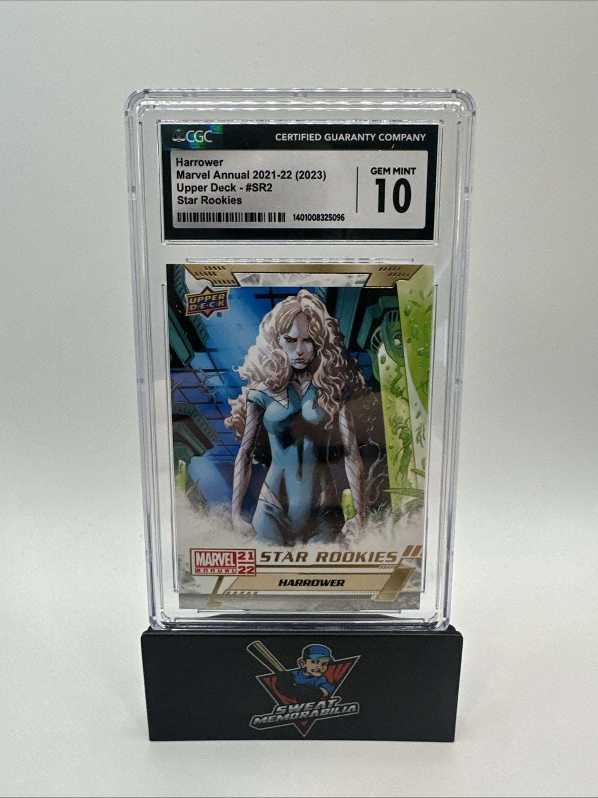 2021-22 Upper Deck Marvel Annual Star Rookies Harrower SR2 CGC 10