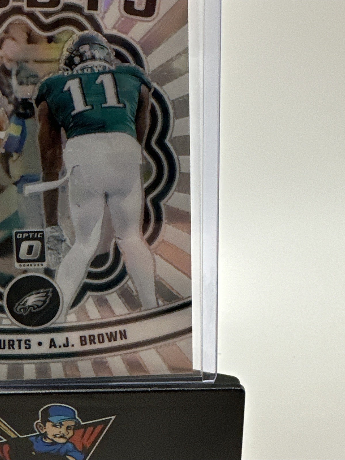 2023 Panini Donruss Optic Jalen Hurts AJ Brown Best Tuddys Silver Prizm