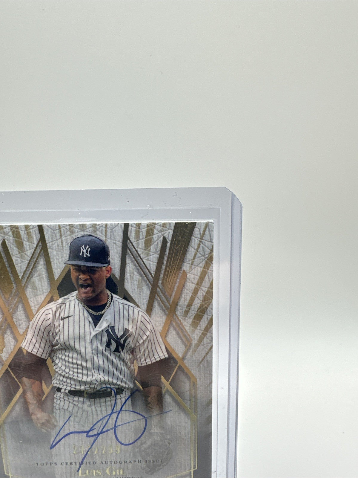 Luis Gil On Card Auto 2022 Topps Tier One Break Out Autograph Card /299. MINT