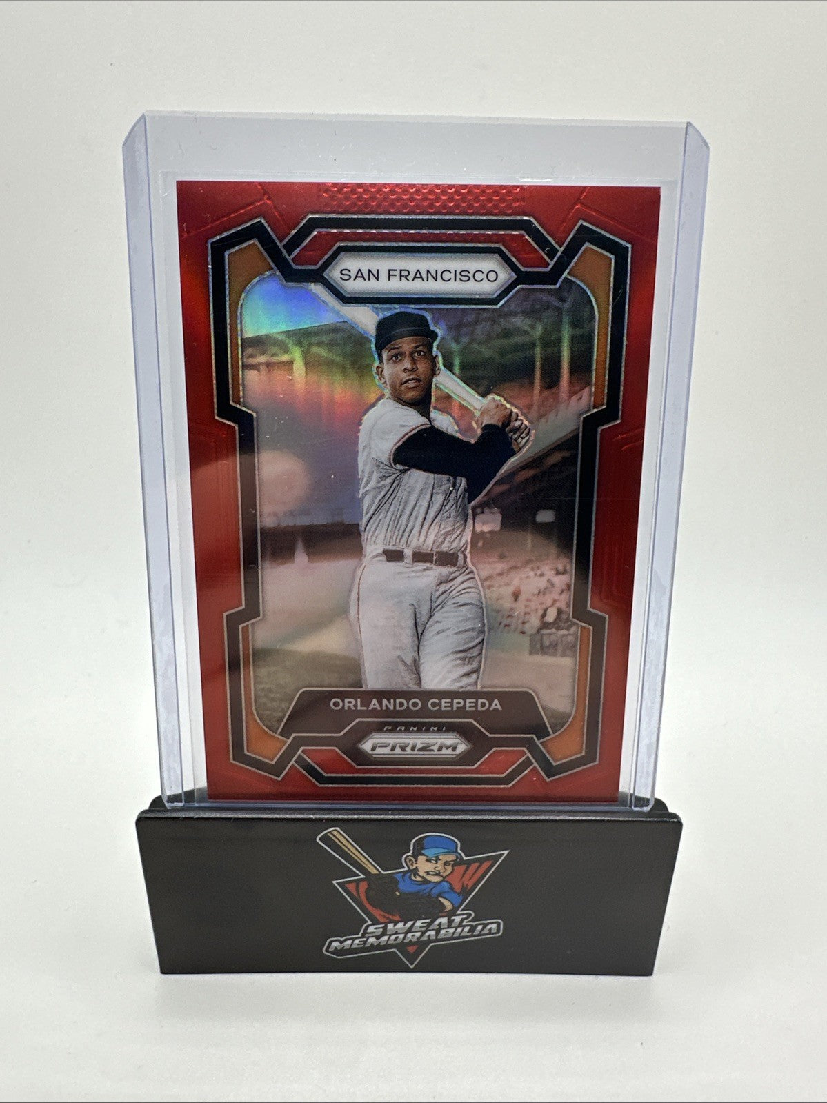 Orlando Cepeda 2024 Panini Prizm Baseball Red Ruby Wave Prizm #51