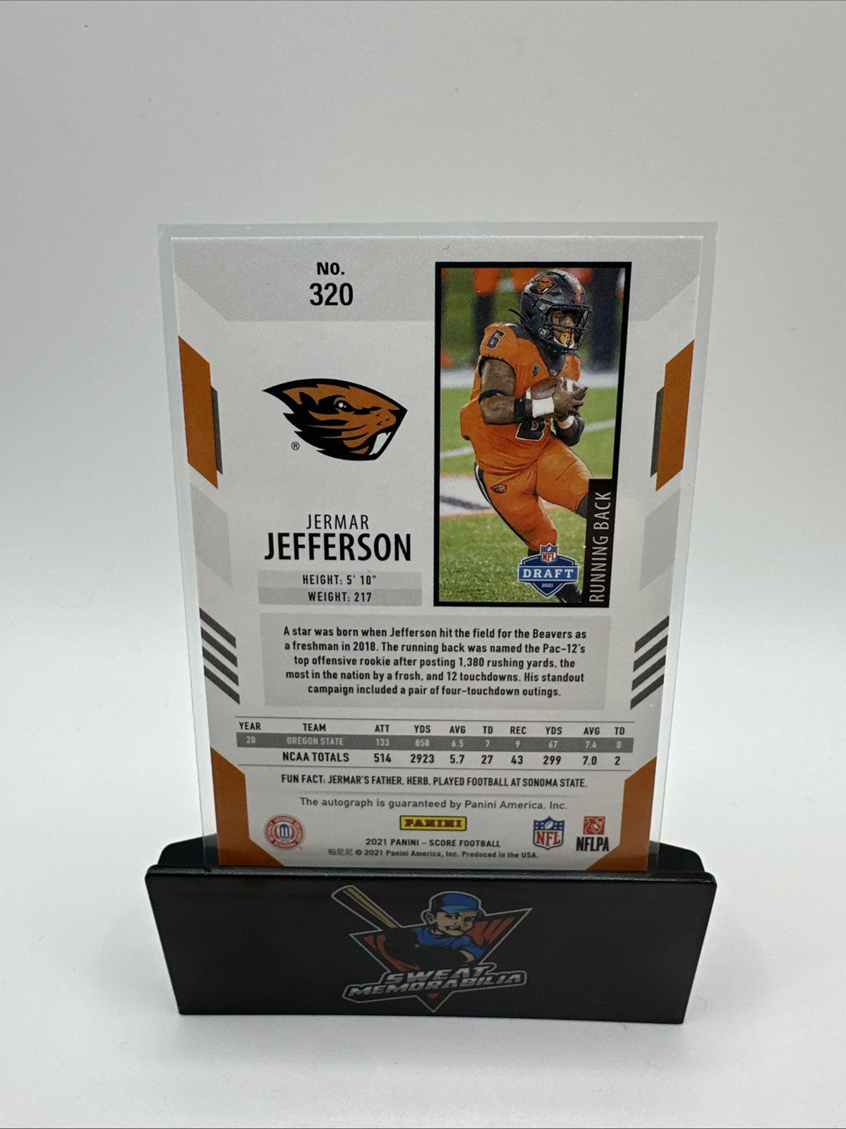 2021 Score - Rookies Jermar Jefferson #320 (RC)