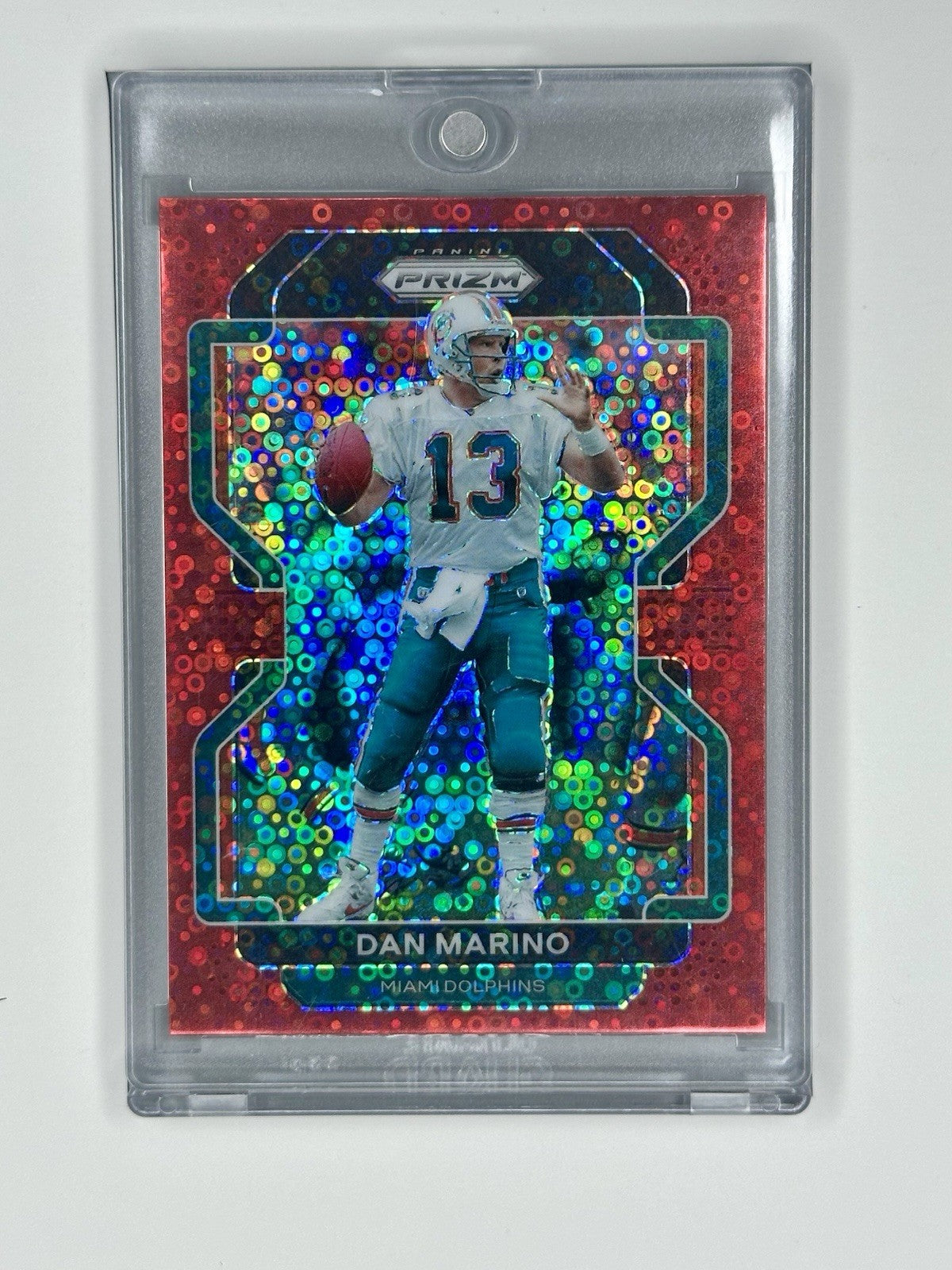 2021 Panini Prizm Football Dan Marino Red Prizm 50/50