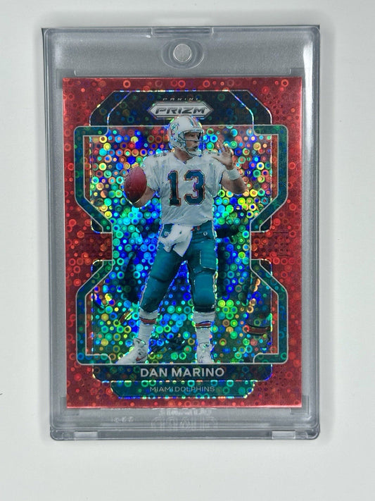 2021 Panini Prizm Football Dan Marino Red Prizm 50/50