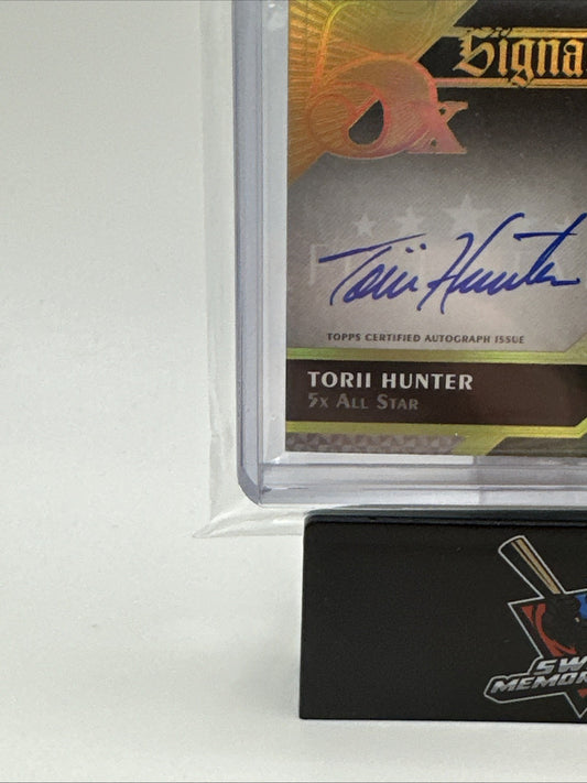 2024 TOPPS FIVE STAR TORII HUNTER 5 FIVE TIME SIGNATURES AUTO /50