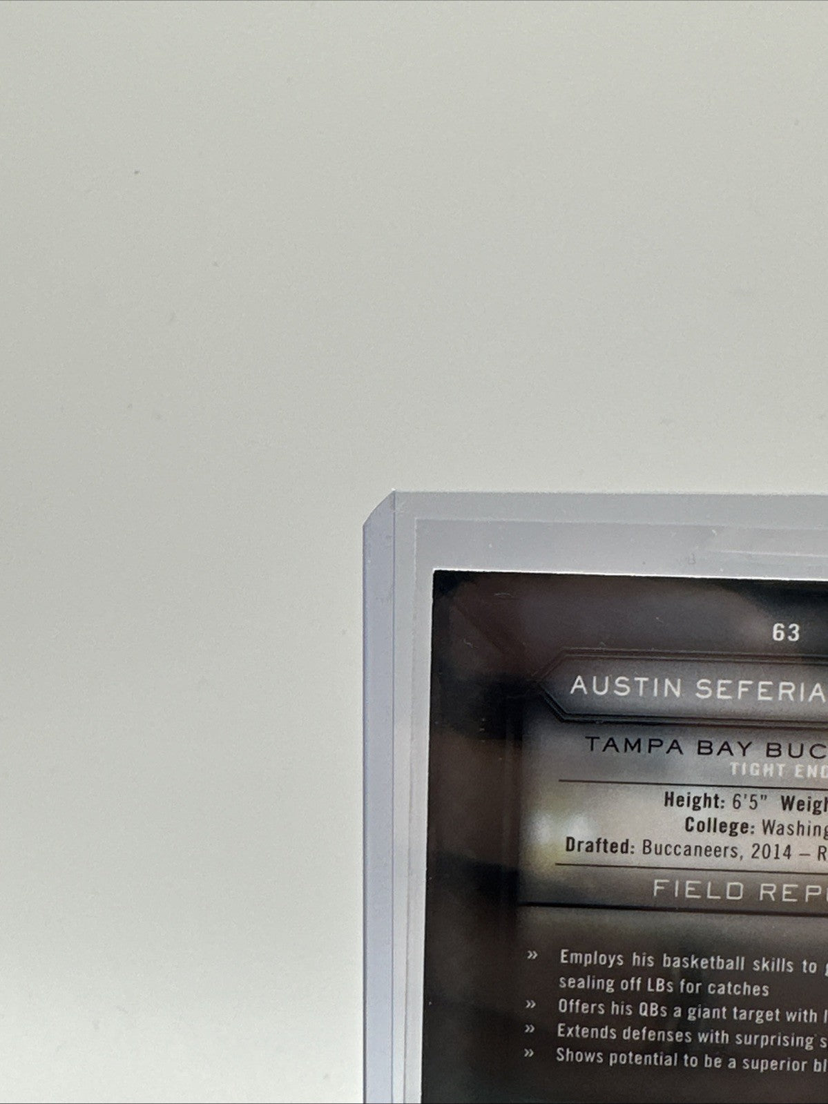 A60,326 - 2015 Topps Field Access Autographs #63 Austin Seferian-Jenkins