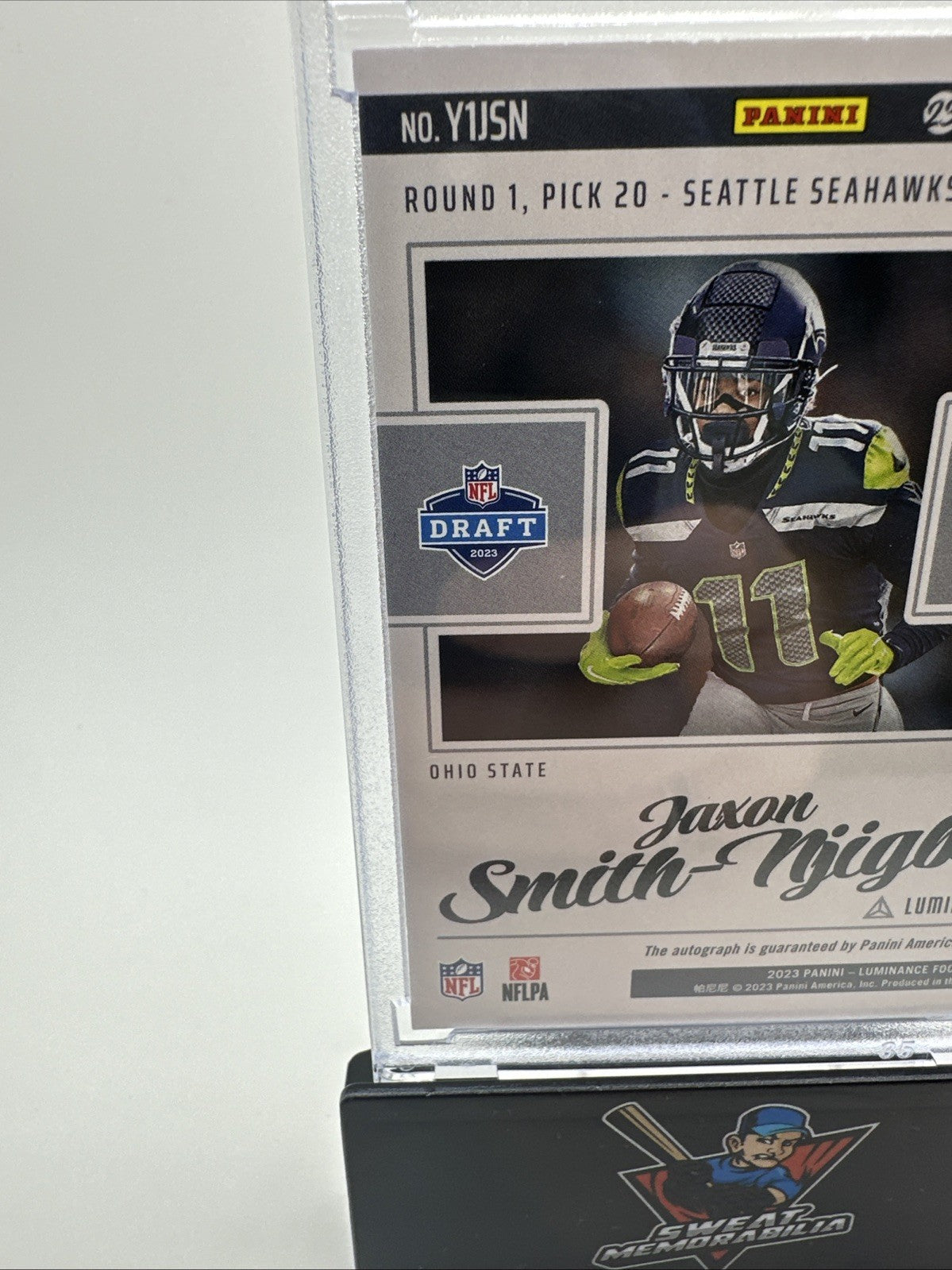 2023 Luminance RC Football Jaxon Smith-Njigba Auto Rookie Y1-JSN RC Seahawks