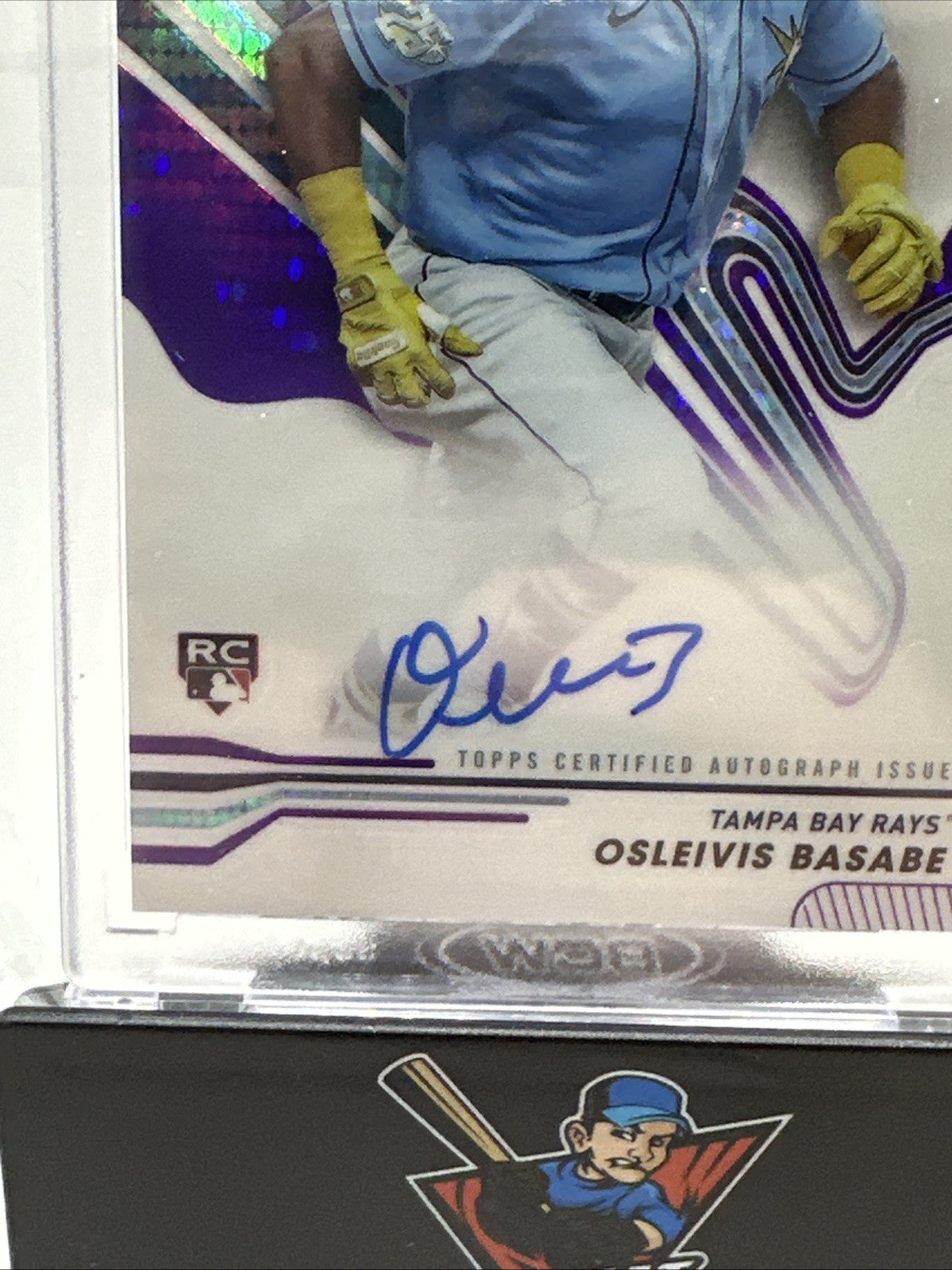 2024 Topps Pristin Osleivis Basabe Purple Refractor Auto /99