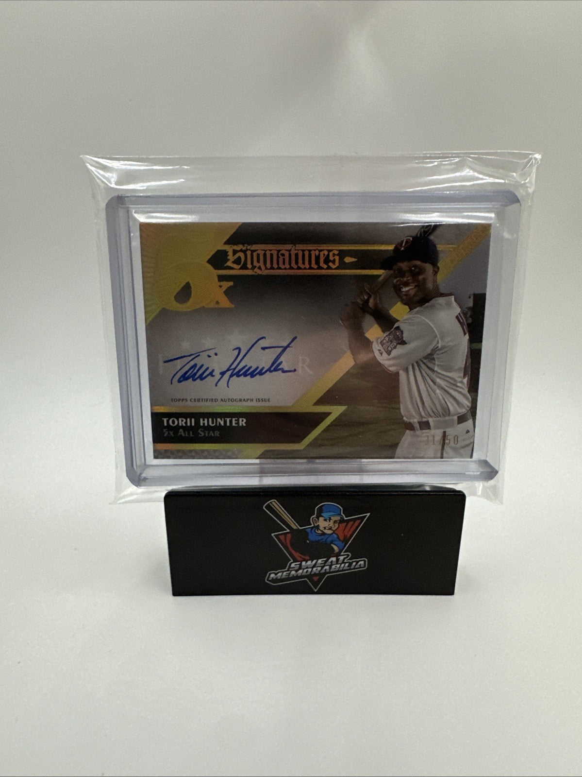 2024 TOPPS FIVE STAR TORII HUNTER 5 FIVE TIME SIGNATURES AUTO /50