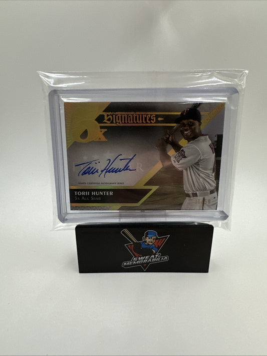 2024 TOPPS FIVE STAR TORII HUNTER 5 FIVE TIME SIGNATURES AUTO /50