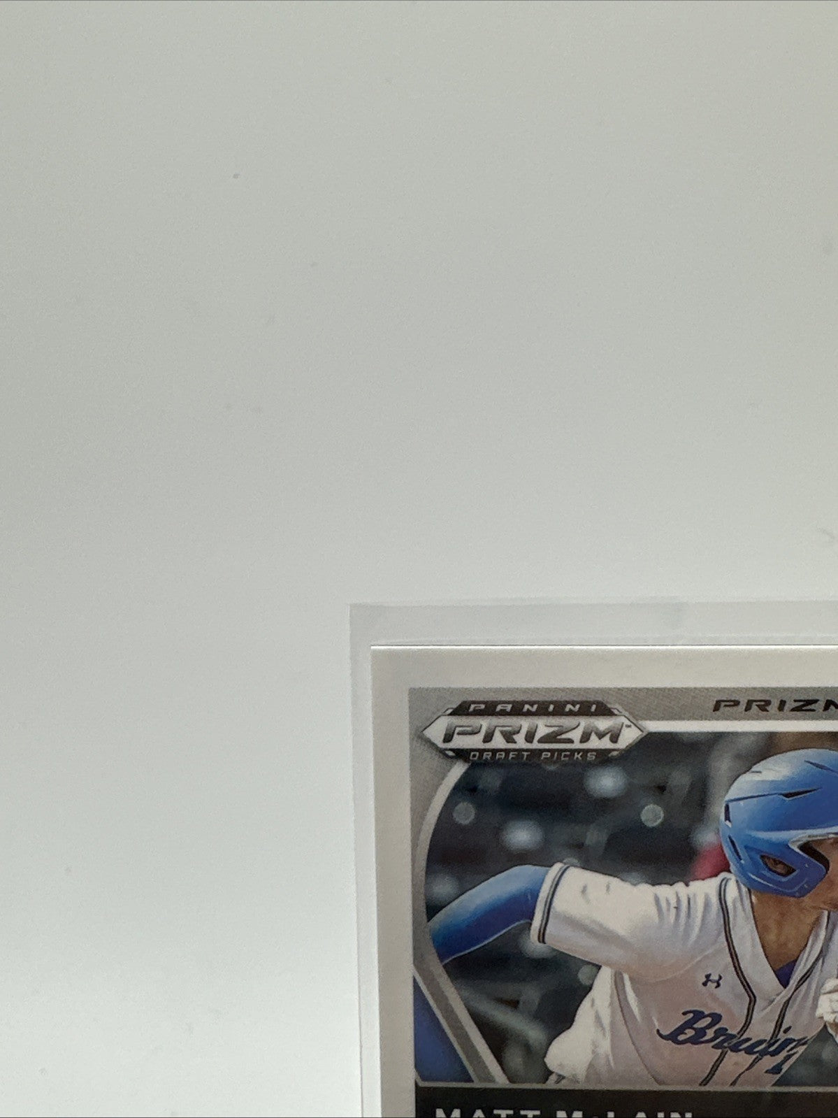 2021 PANINI PRIZM DRAFT PICKS MATT MCLAIN AUTO SNAKESKIN REF 7/15 SSP RC