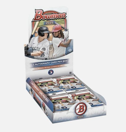 2025 Bowman Baseball Hobby Box - Factory Sealed