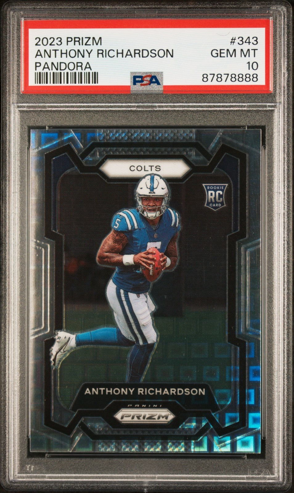 2023 Panini Prizm Anthony Richardson #343 PSA 10 GEM MINT