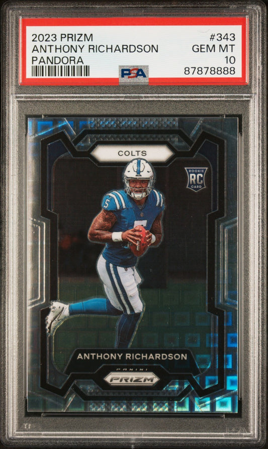 2023 Panini Prizm Anthony Richardson #343 PSA 10 GEM MINT