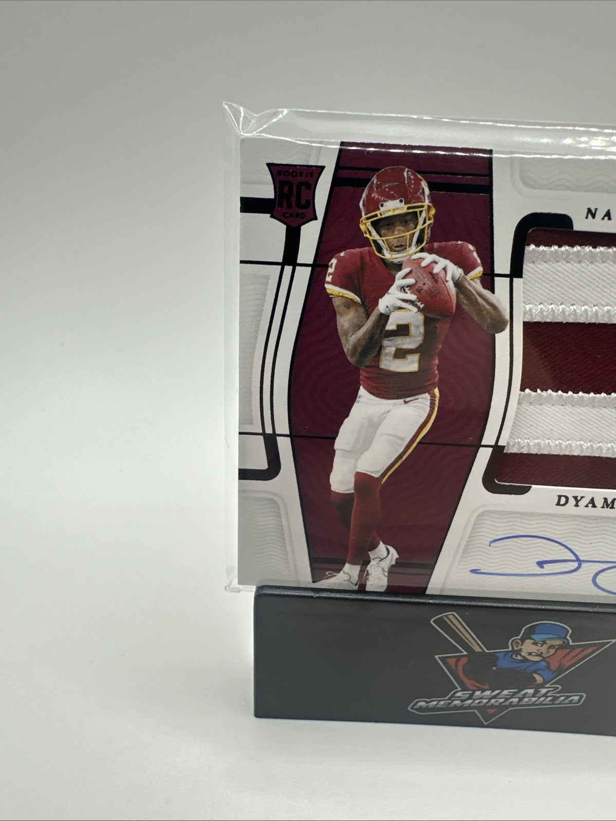 2021 DYAMI BROWN PANINI NATIONAL TREASURES ENCASED RPA ROOKIE PATCH AUTO RC 4/5