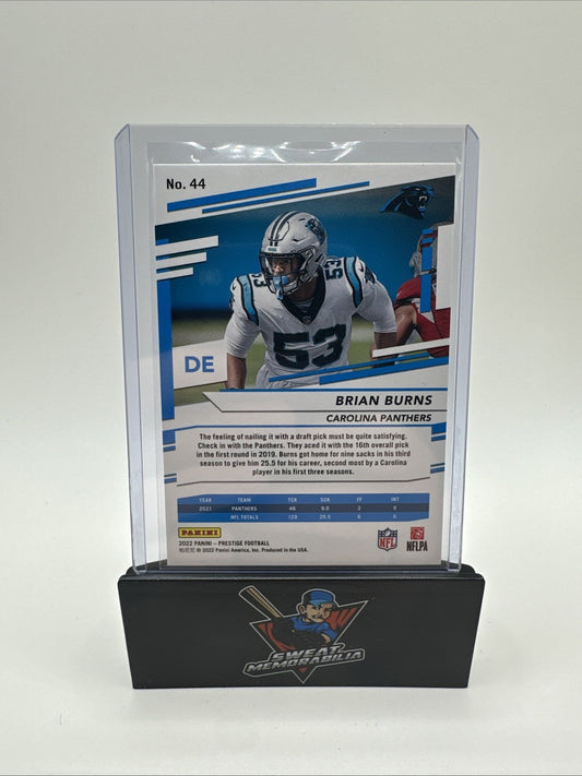 PARALLEL - Brian Burns - 2022 Panini Prestige #44 - Astral Xtra Points 7/25