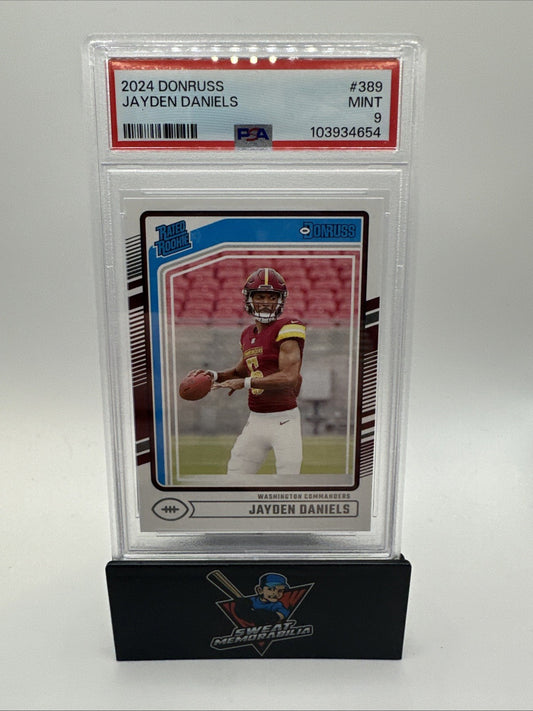 2024 Panini Donruss Jayden Daniels Psa 9 #389 Washington Commanders RC