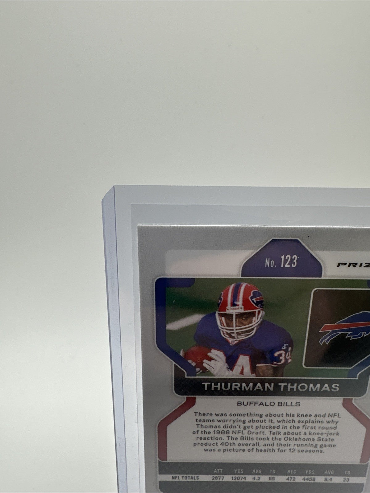 2021 Panini Prizm - Thurman Thomas #123 Checker Prizm
