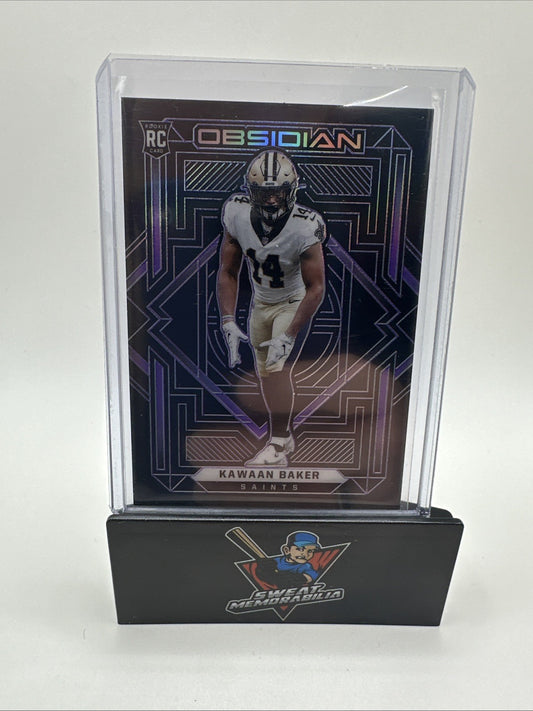 2021 Panini Obsidian - Electric Etch Purple #196 Kawaan Baker /100