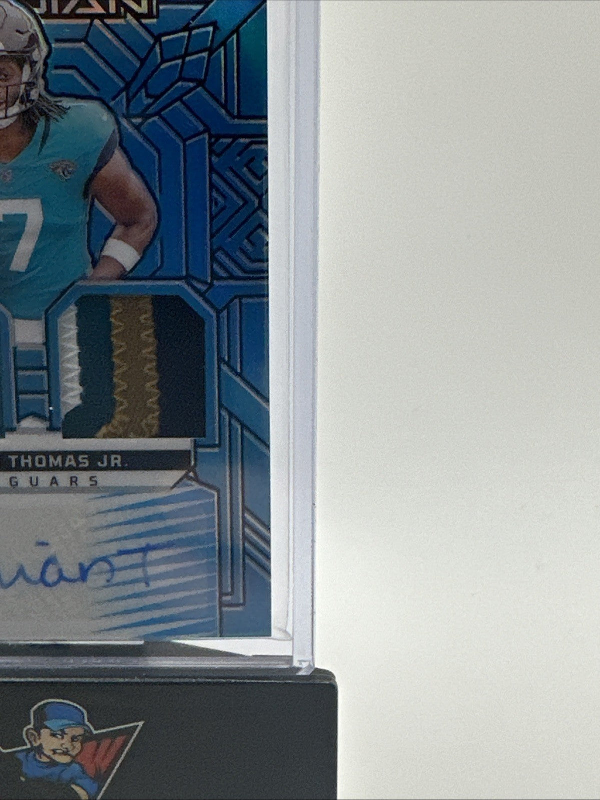 Brian Thomas Jr. 2024 Obsidian RPA Blue 23/25 Auto Dual Patch. Nice Patches!!!