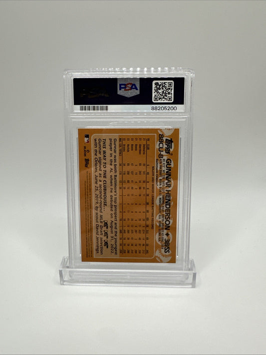 2023 Topps Chrome Update Series - 1988 Topps Baseball Gunnar Henderson  PSA 9