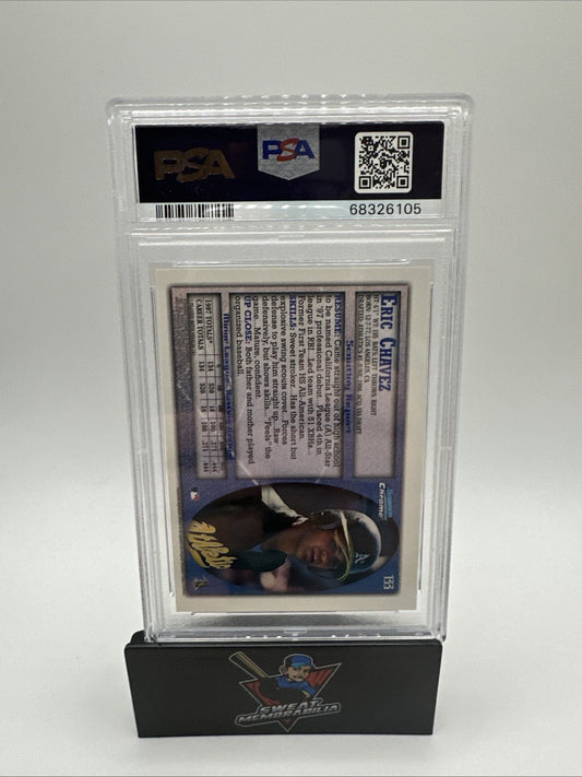 ERIC CHAVEZ 2022 TOPPS ARCHIVES OAKLAND ATHLETICS 1/1 PSA 9