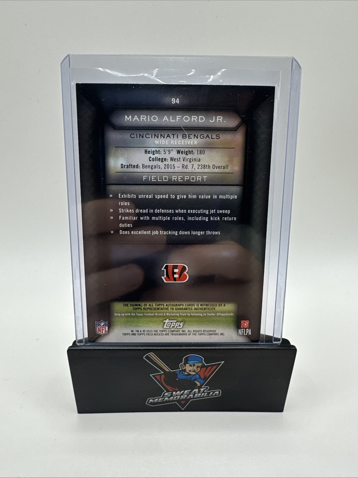 2015 Topps Field Access Autographs #94 Mario Alford Jr.